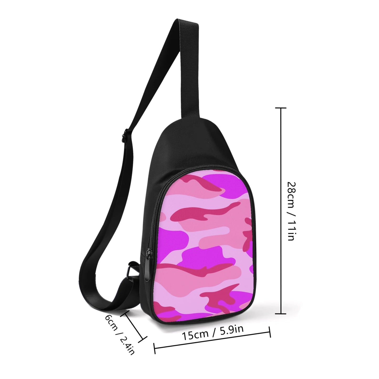 Pink Camo Chest Bag