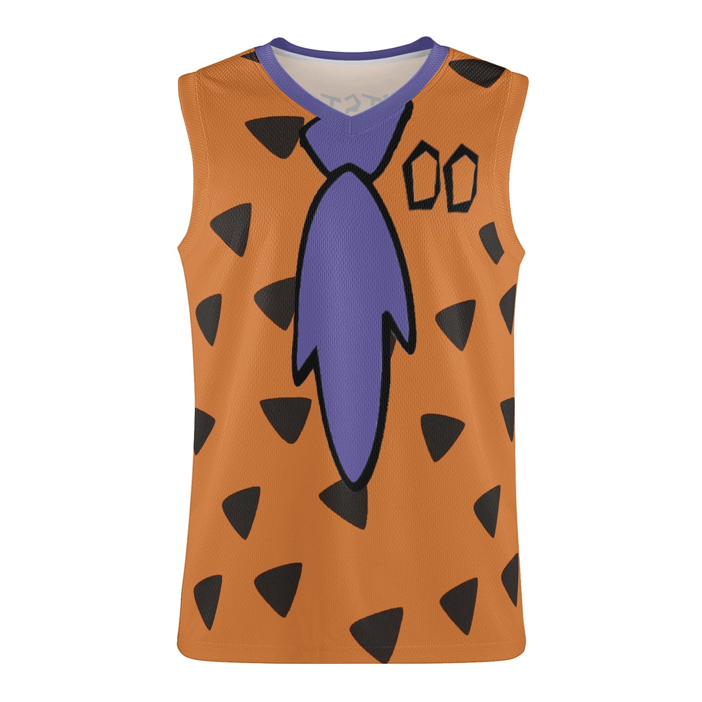 Mens Flintstone Basketball Jersey #00