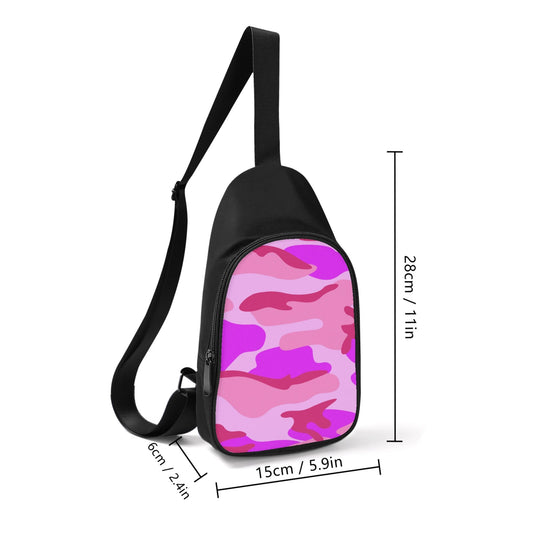 Pink Camo Chest Bag