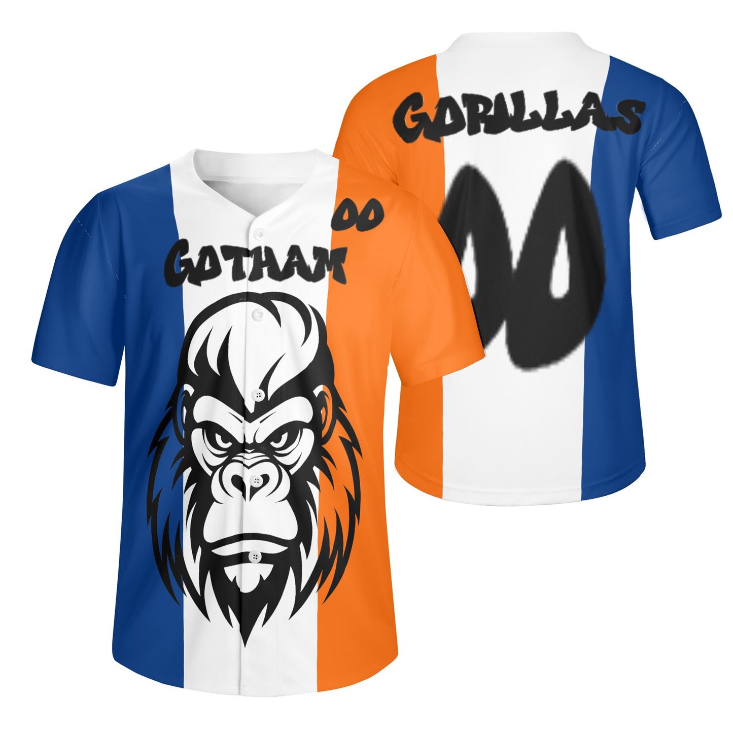 Gotham Gorillas Baseball Jersey